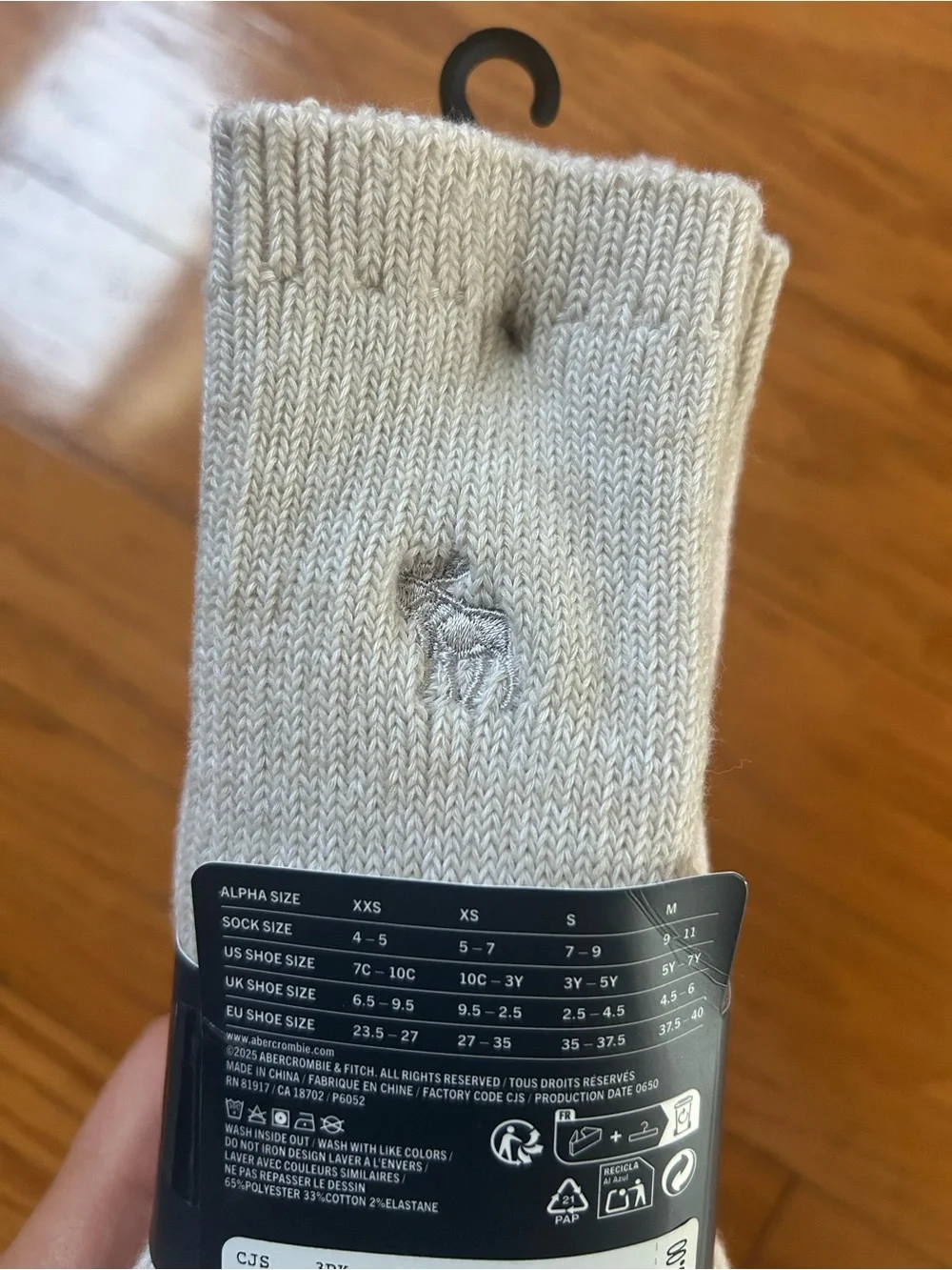 NWT Abercrombie kids super soft camp socks 3 pairs